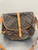 Used Brown Louis Vuitton Large Leather Handbag 60137-S000112615 View 2