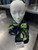 Used Green/Navy Christian Dior Silk Scarf 60137-S000113875 View 1