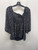 Used Black Floral Addition Elle Short Sleeve Top L-12/14 60137-S000116564 View 3