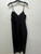 Use black 1 sate Long Dress B M-8/10 60137-S000117156 View 3