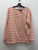 Used Red Tan Stripe BTS Sezane  Long Sleeve Top XXL-20 60137-S000117653 View 3