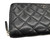 Used Chanel Lambskin black quilted Zippy Wallet Leather Wallet 60098-S000131114 View 6