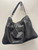 Used Black Coach Large Leather Handbag 60137-S000119620 View 2