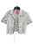 Gently Used Queen of Sparkles tie-up collar top 60044-S000782853 View 1