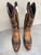 Used Brown Sandra Cowboy Western Boots 8 60137-S000121120 View 3