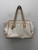 Used Silver/Tan Coach Large Leather Handbag 60137-S000121283 View 1
