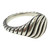 Used David Yurman Sterling Silver Sculpted Pinky Ring size 4.5 60099-S000377013 View 1