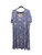 Blue and white paisley pattern View 1