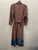 Used Brown & Blue Zara Long Dress B XL-16 60137-S000122944 View 3
