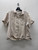 Used tan L.L. Bean Short Sleeve Top L-12/14 60137-S000123838 View 1