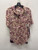 Used Beige & Purple Floral Porridge Anthropologie Short Sleeve Top L-12/14 60137-S000123857 View 1