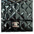 Used Chanel Jumbo Quilted Clutch with Chain Black Patent Leather 60099-S000379278 View 6