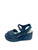 Used Chanel Wedge Sandals 9.5 60047-S000635117 View 1