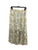 White, yellow, green, ruffled bottom, zipper back, stretch waist View 1