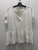 Used White Cynthia Cynthia Rowley Short Sleeve Top L-12/14 60137-S000125476 View 1