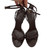 Used Gucci Brown Bamboo High Heels 6 60099-S000380047 View 4