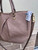 Used Authentic Louis Vuitton Montaigne MM Monogram Empreinte Leather Galet Taupe Crossbody Tote 60032-S000708215 View 6