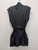 Used NWT Ichi Black Tie Front Short Sleeve Top XS-0/2 60137-S000126176 View 3