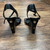 Used Chanel Wedge Sandals 8 60004-S000676950 View 5