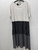 Used Alembika Black and White Striped Long Dress B S-4/6 60137-S000126856 View 1