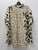 Used Alembika Button Down Cheetah Print Black and Cream Short Sleeve Top S-4/6 60137-S000126860 View 3