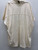 Used Eileen Fisher Cream Tie Front Shortsleeved Lightweight Sweater XL-16 60137-S000126901 View 2