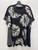Used Alembika Black and White Floral Short Sleeve Top M-8/10 60137-S000126904 View 1
