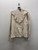 Used Frnch Cream Button Down Long Sleeve Top L-12/14 60137-S000128244 View 3