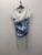Used Maeve White Blue Floral Short Sleeve Top M-8/10 60137-S000128421 View 3