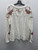 Used White Floral Free People Long Sleeve Top S-4/6 60137-S000128838 View 3