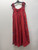 Used In Loom Red Blue Floral Long Dress B M-8/10 60137-S000129005 View 3
