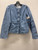 Used Blue Divided By H&M Denim Jacket S-4/6 60137-S000129186 View 1
