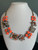 Used J. Crew orange gemstone Necklace 60039-S000840894 View 1