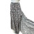 Used  Veronica Beard Black French Hibiscus Printed Tiered Maxi Skirt Size 6 60099-S000383676 View 3