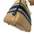 Used Christian Dior Medium Lady Dior Bag in Natural Rattan & Blue Dior Oblique 60099-S000384126 View 11