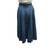 Used Christian Dior Tiger Graphic Pleated Jupe Denim Long Skirt Size 10 60099-S000384163 View 3