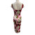 Used Dolce & Gabbana Pink Geranium Print Sleeveless Cady Midi Dress size IT46- US 12 60099-S000384167 View 2
