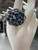 Used Cluster Navy Swarovski Ring Size 8 60137-S000131443 View 1