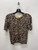 Used Brown Michael Michael Kors Short Sleeve Top XS-0/2 60137-S000132217 View 1