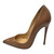 Used Christian Louboutin So Kate 120 Nude Patent Leather High Heels  60099-S000386863 View 1