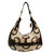 Used Gucci Amalfi Bamboo Horsebit Canvas & Leather Handbag 60098-S000134172 View 2