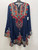 Used Anthropologie Blue Patterned Short Dress B L-12/14 60137-S000133851 View 1
