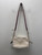 Used Coach White + Purple Strap Small Leather Handbag 60137-S000135561 View 1