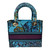 Used Christian Dior D-LITE Embroidered Canvas Bag Medium 60099-S000388653 View 3
