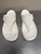 Used White Crocs Sandals 10 60137-S000136023 View 1