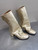 Used Gold Free People Ankle Boots 10 60137-S000136837 View 2