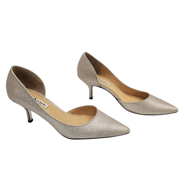 Used Nina Low Heels 7.5 60098-S000116265 Grey Thumbnail