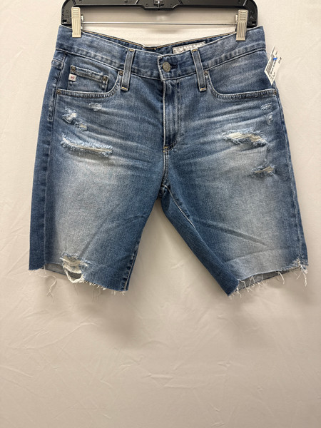 Used Blue AG Adriano Goldschmied Shorts 4-27 60137-S000061742 Blue Thumbnail