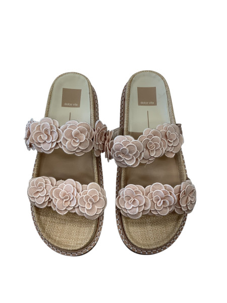 Used Dolce Vita Wedge Sandals 8.5 60069-S000707482 Tan Thumbnail