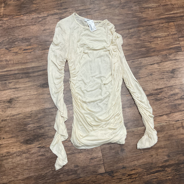 Used Agolde Long Sleeve Top M-8/10 60004-S000621947 White Thumbnail